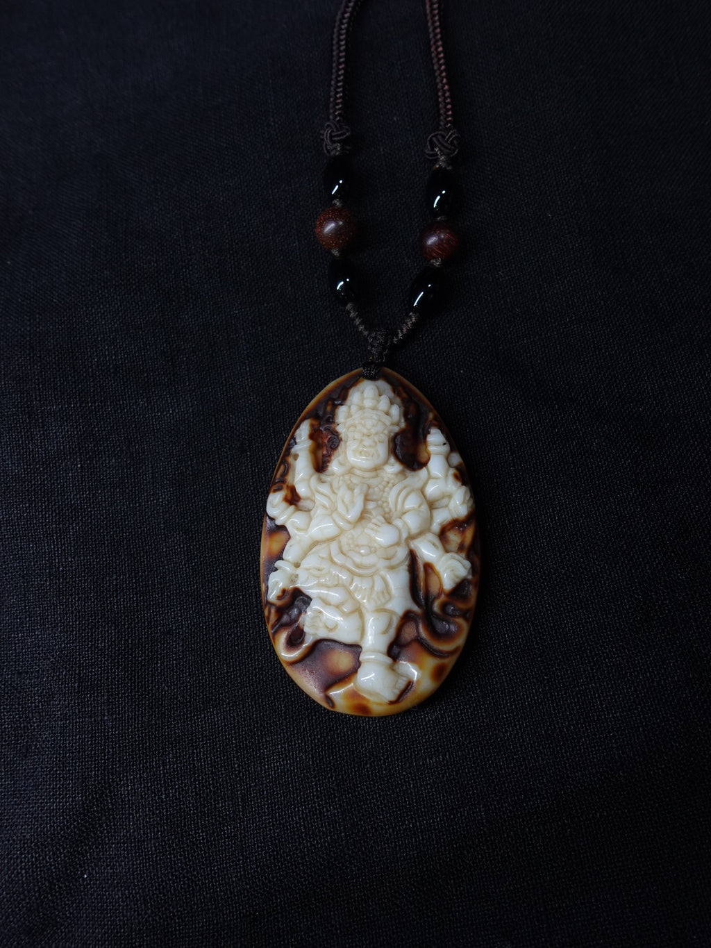 Vajra Krodha Bodhi Dzi Bead Necklace