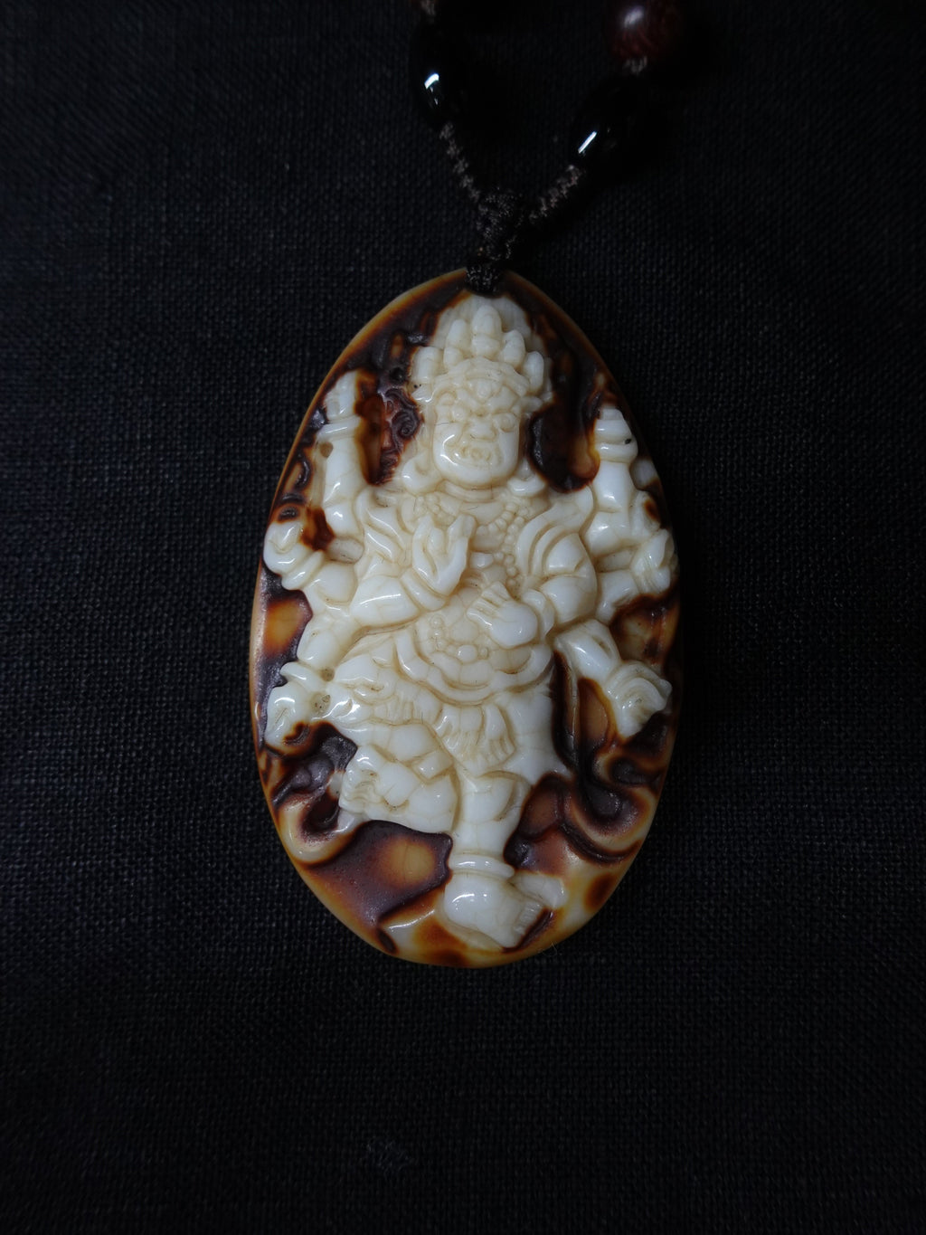 Vajra Krodha Bodhi Dzi Bead Necklace