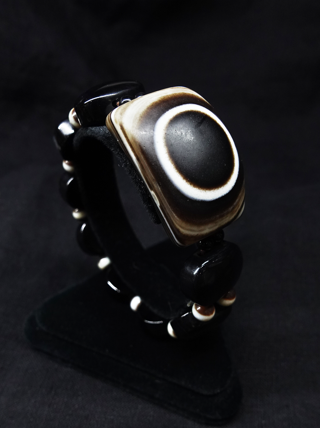 Blessing Natural Dzi bead bracelet