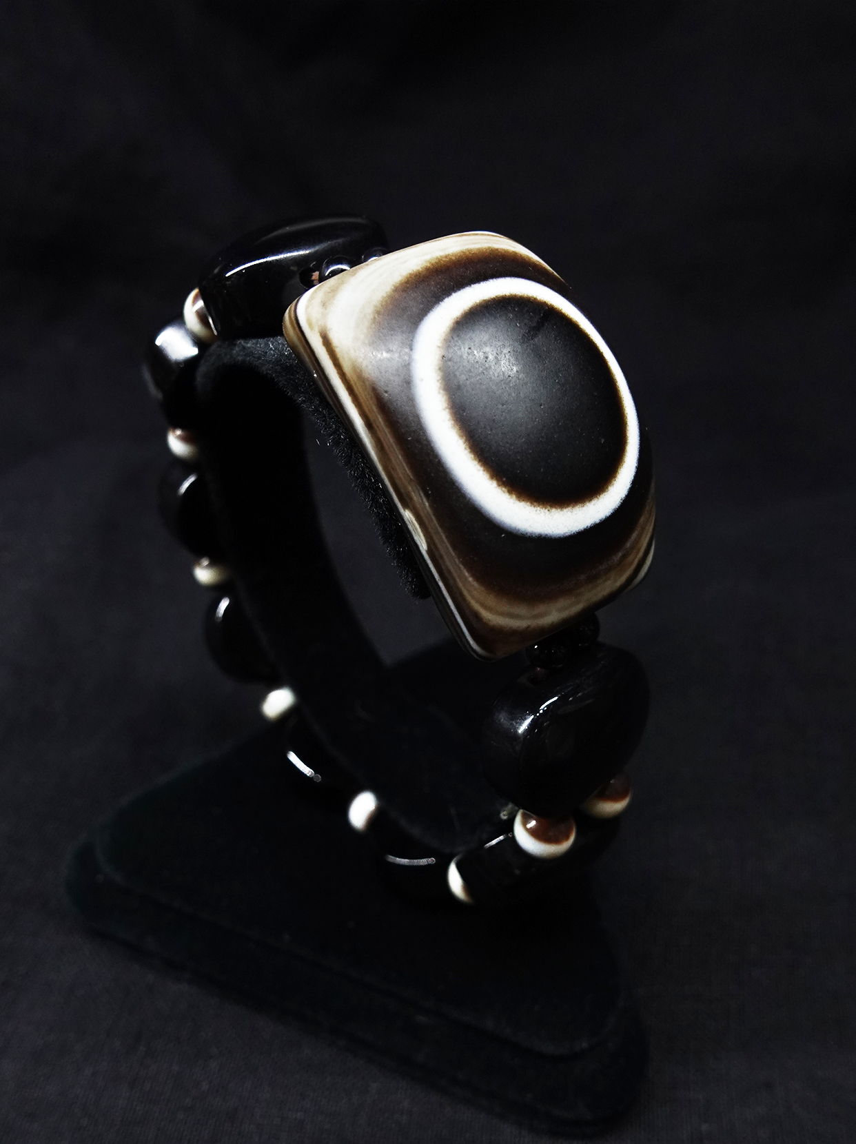 Blessing Natural Dzi bead bracelet