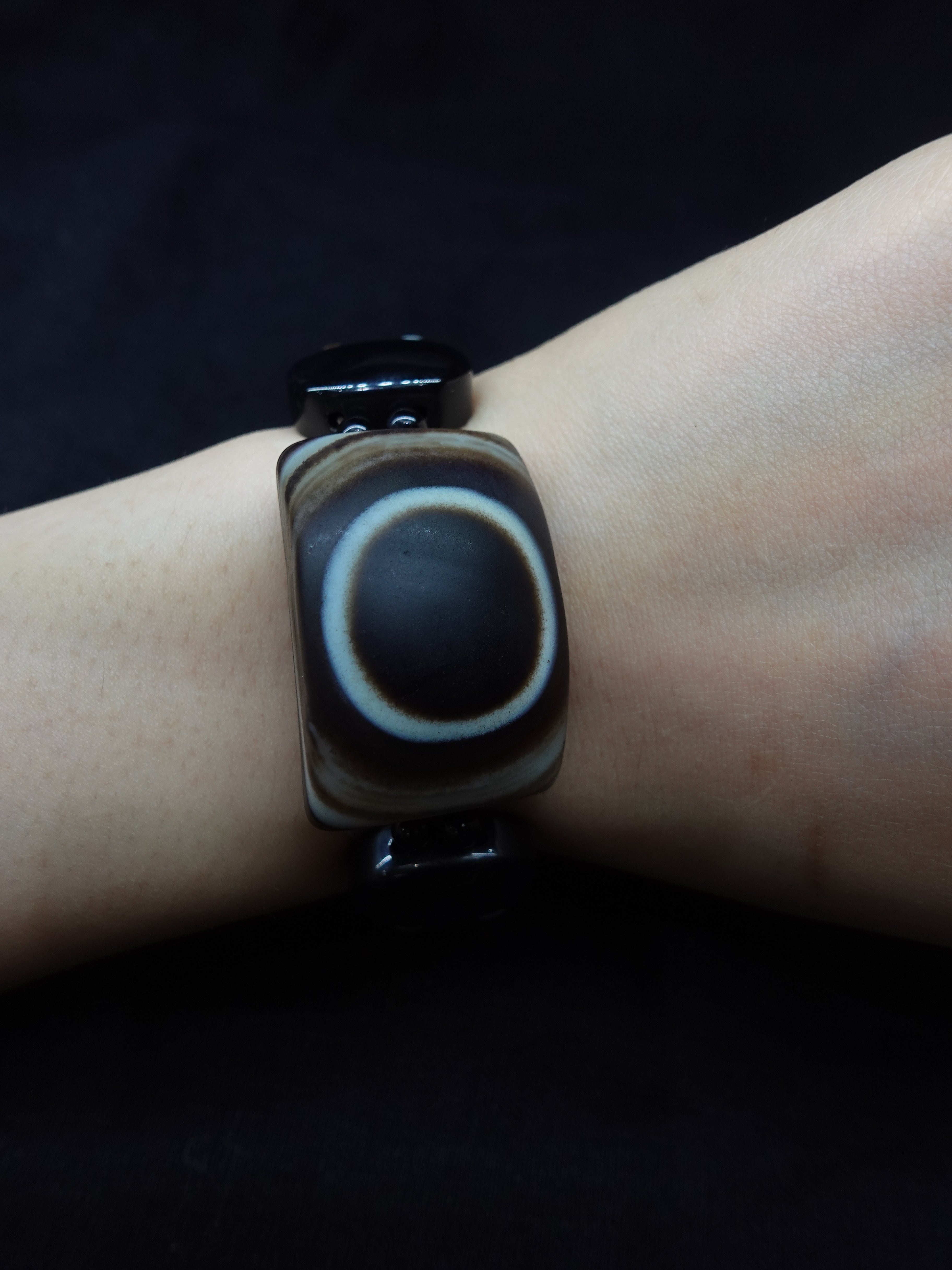Blessing Natural Dzi bead bracelet