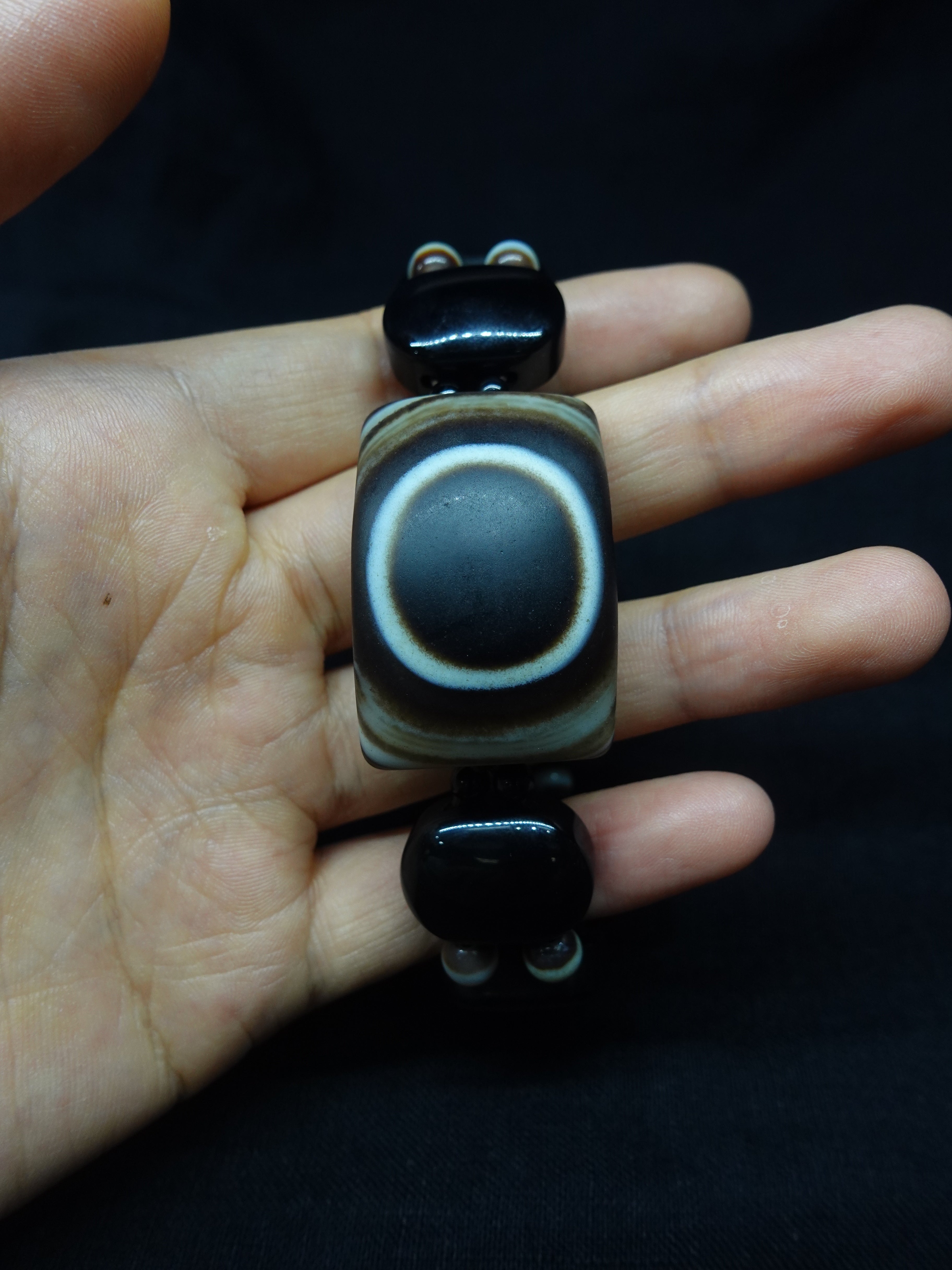 Blessing Natural Dzi bead bracelet