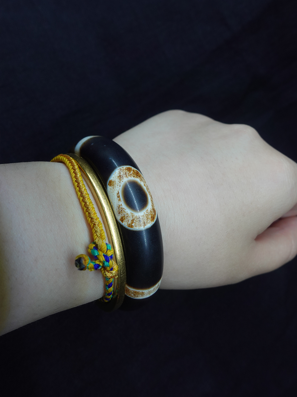 Sacred Sky Eye Agate Bracelet