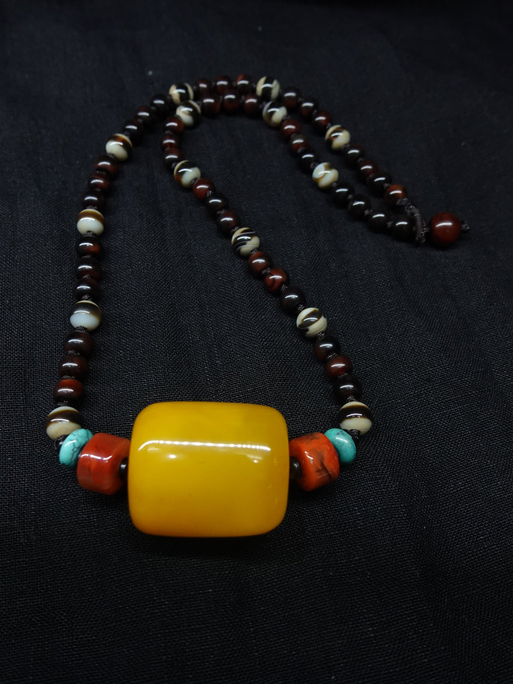 Tube Bead Amber String Bead Raw Mineral Heavenly Bead Necklace