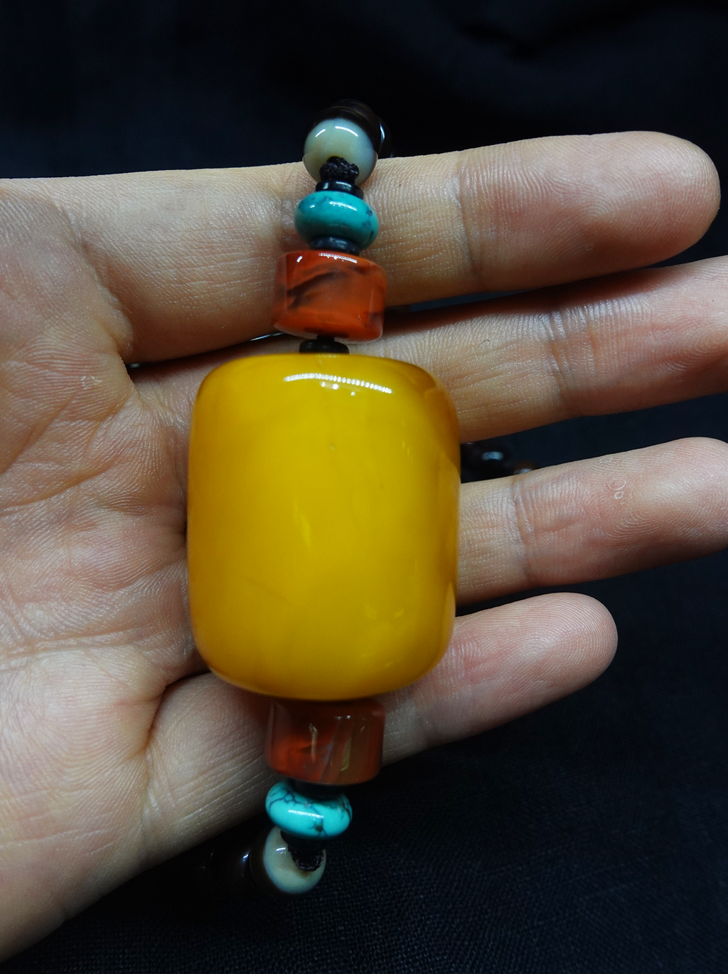 Tube Bead Amber String Bead Raw Mineral Heavenly Bead Necklace