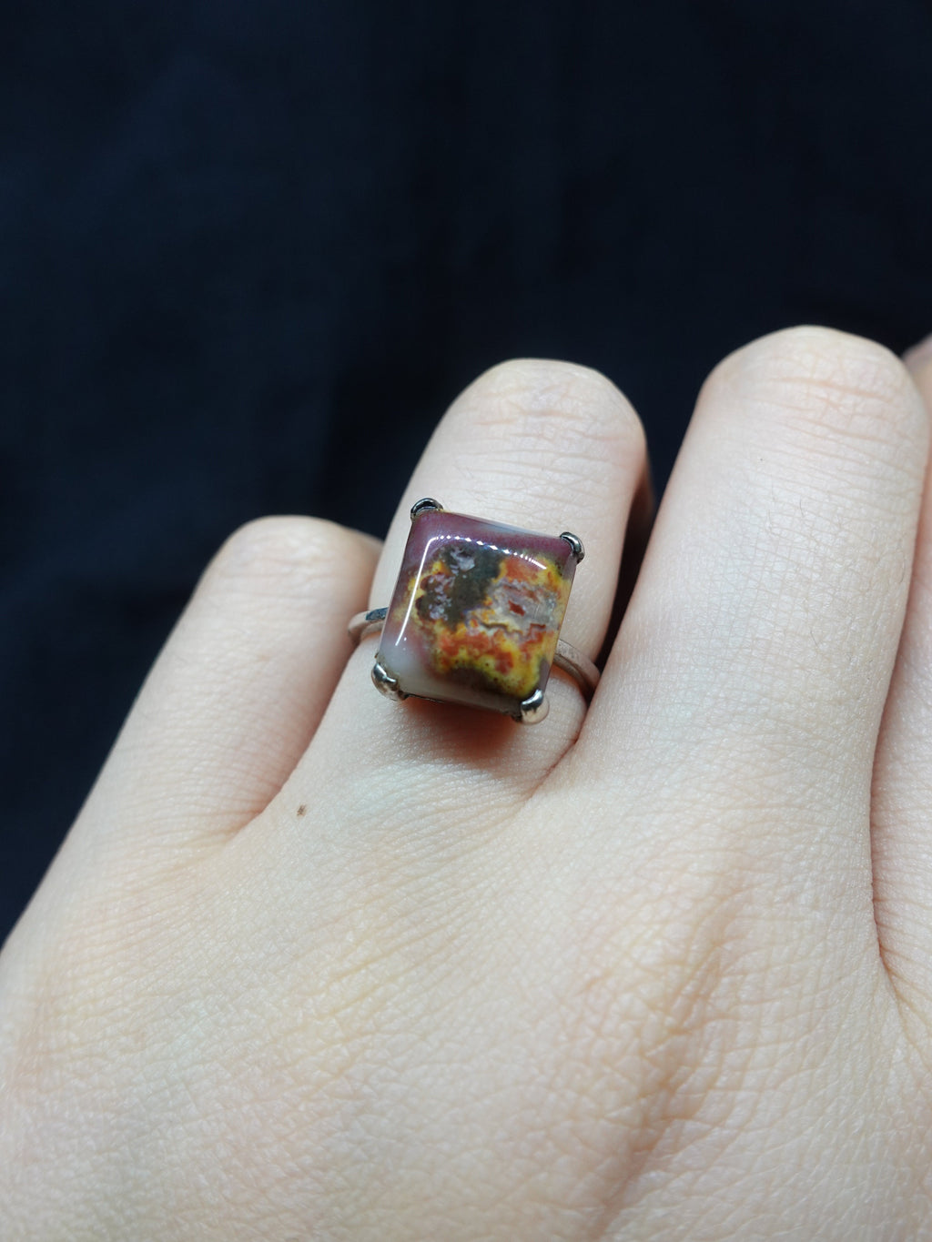Five Elements Gemstone ring