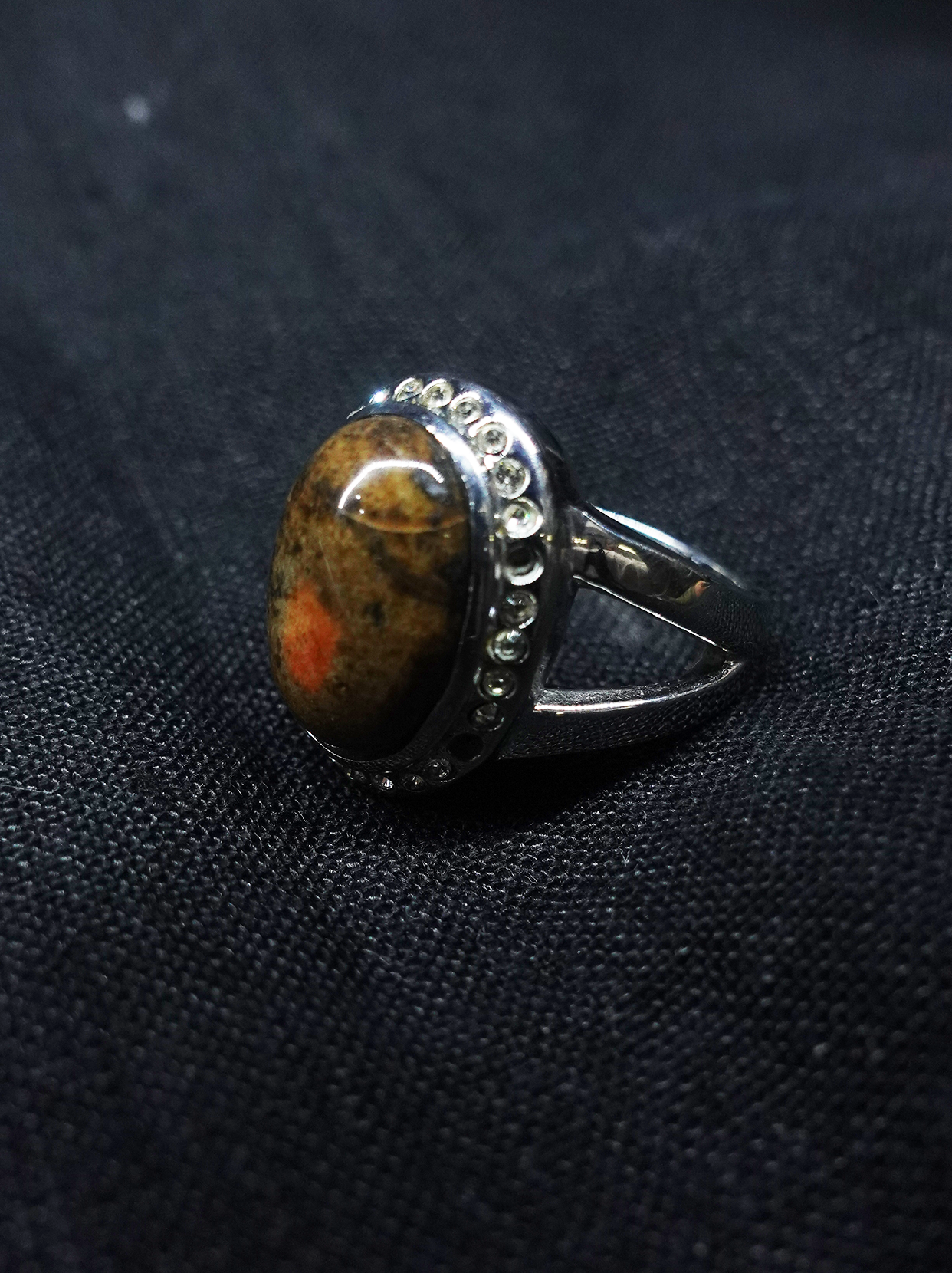 Five Elements Gemstone ring