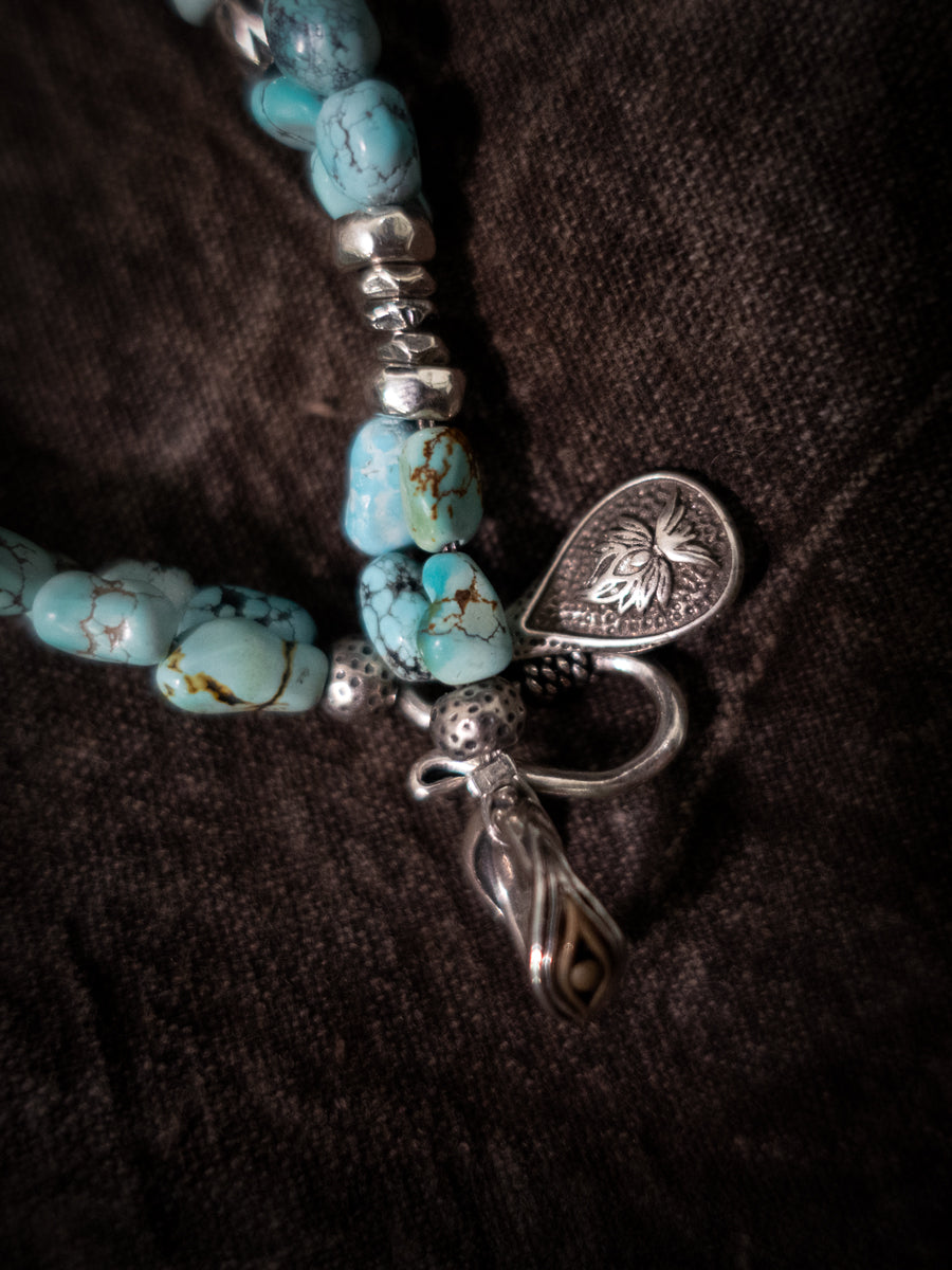 Balance Wisdom Turquoise Bracelet | Citoline & Sterling Silver Design