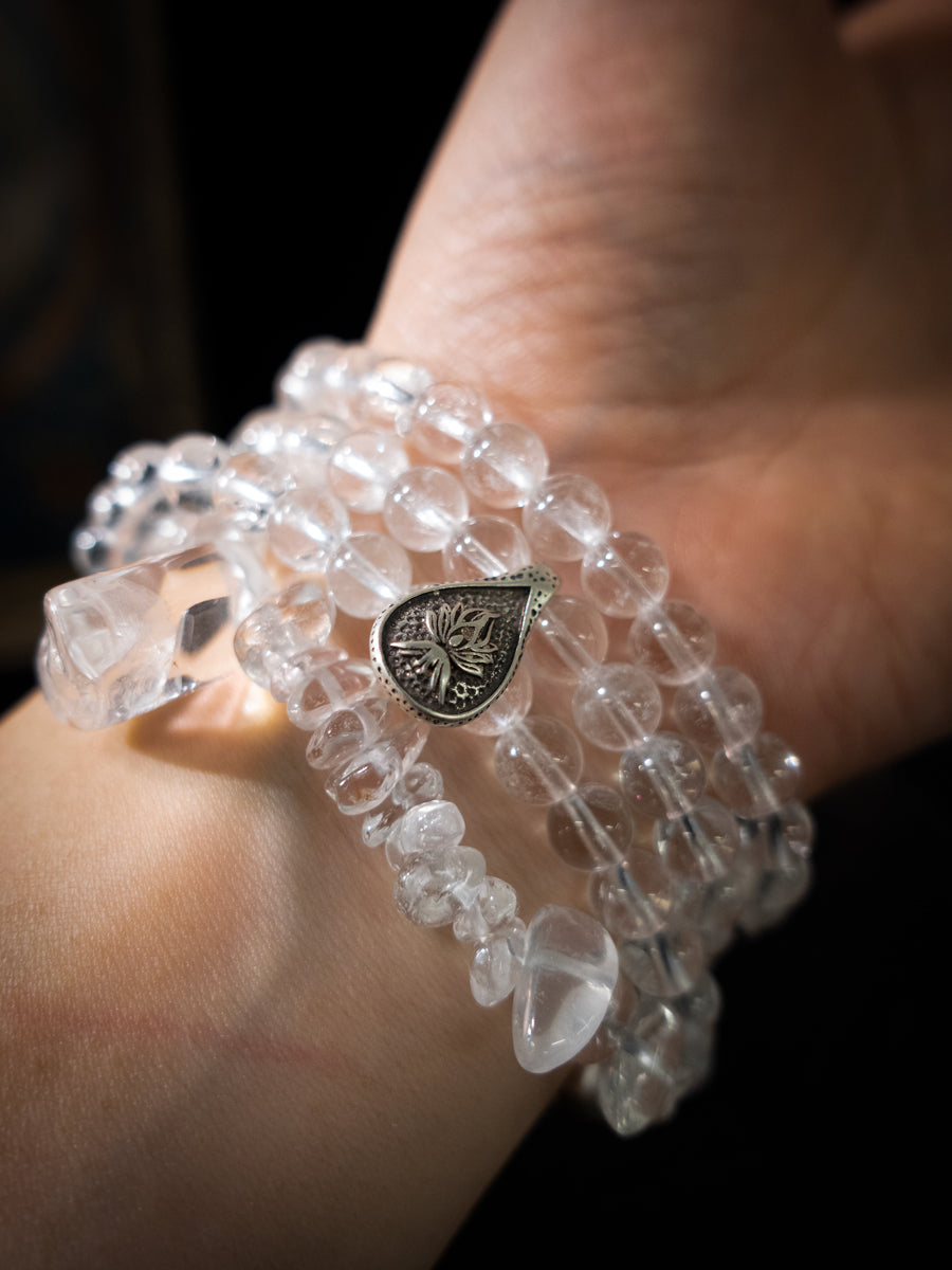 Healing Energy Clear Quartz Bracelet