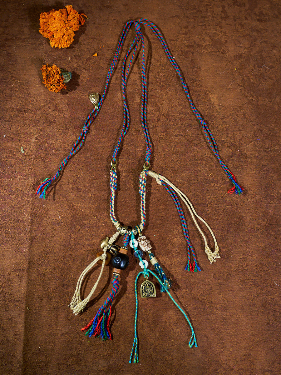 Obsidian Blessing Amulet Necklace