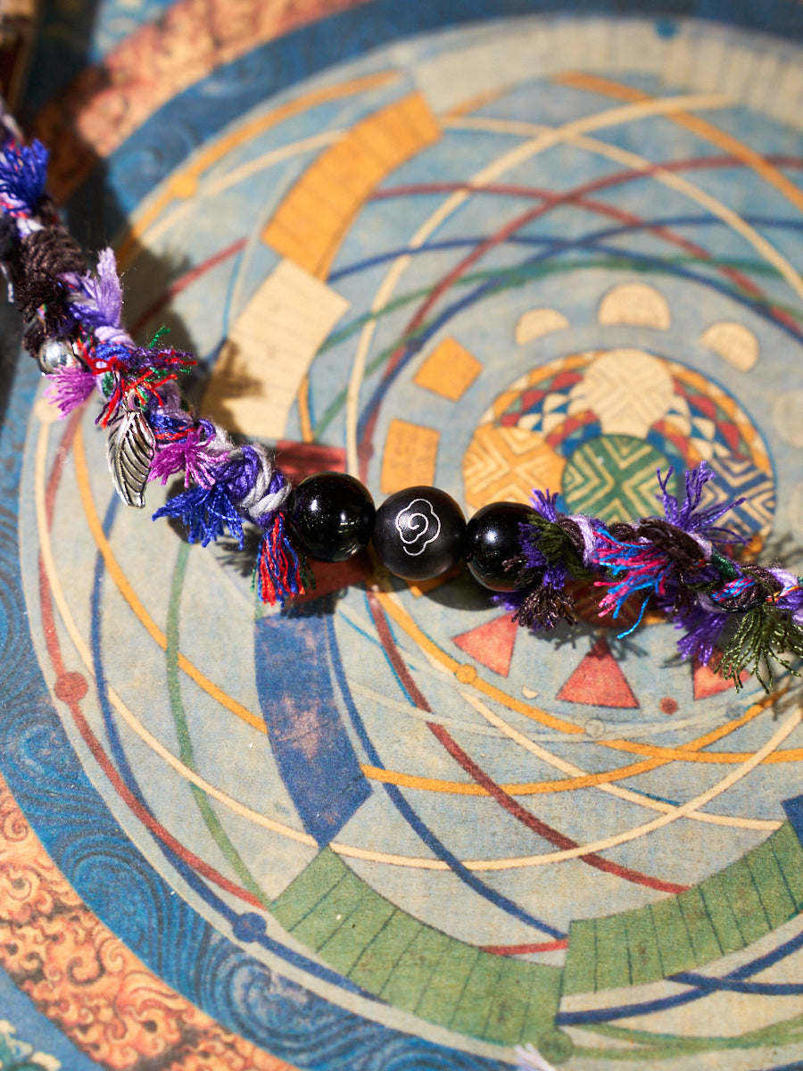 Wisdom Energy · Night Veil Amulet · Tibetan Amethyst Necklace