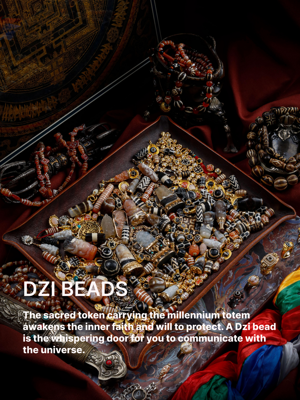 Single Line Dzi Bead Bracelet – Blessings of Protection and Spiritual Energy