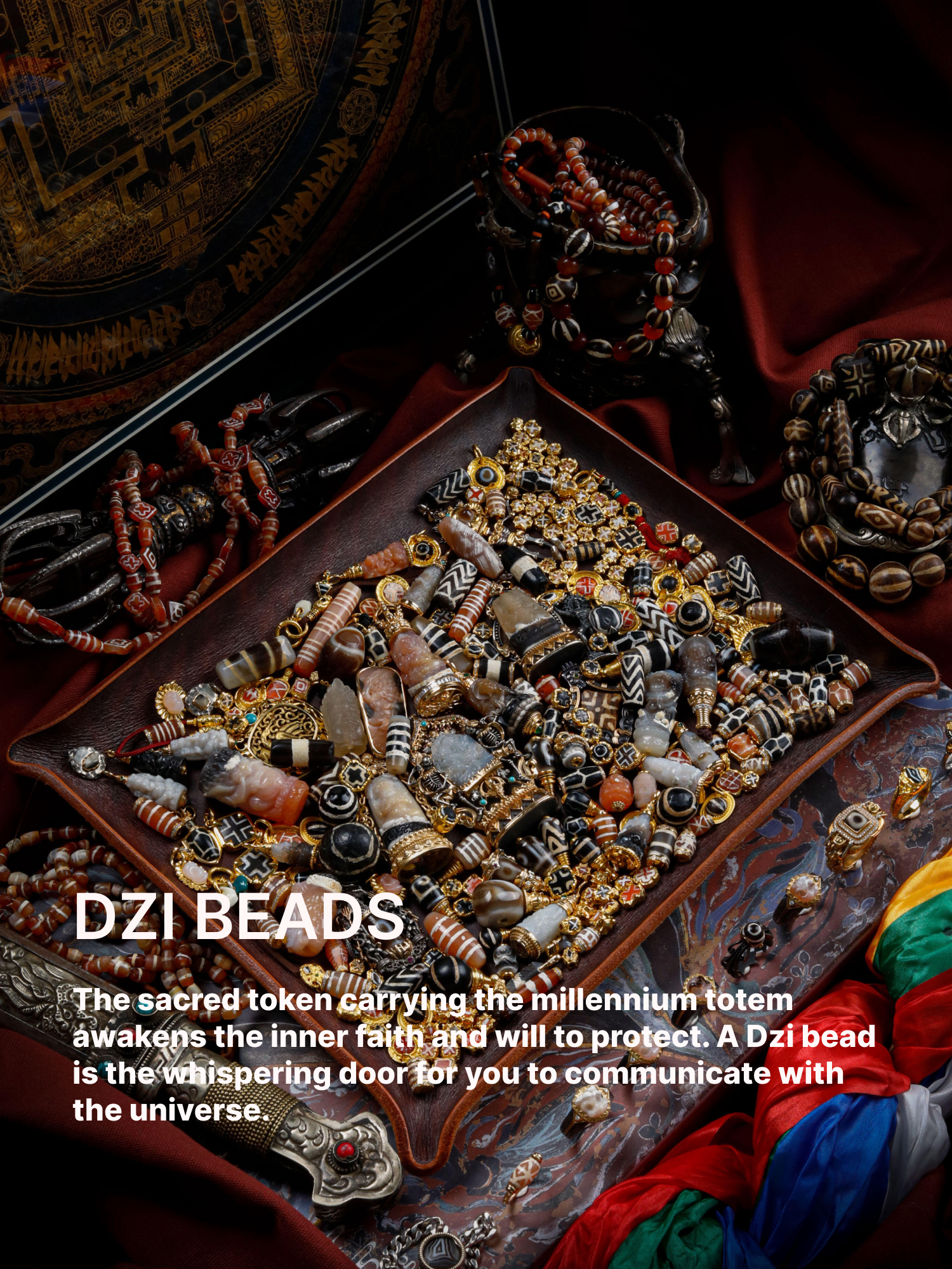 Single Line Dzi Bead Bracelet – Blessings of Protection and Spiritual Energy