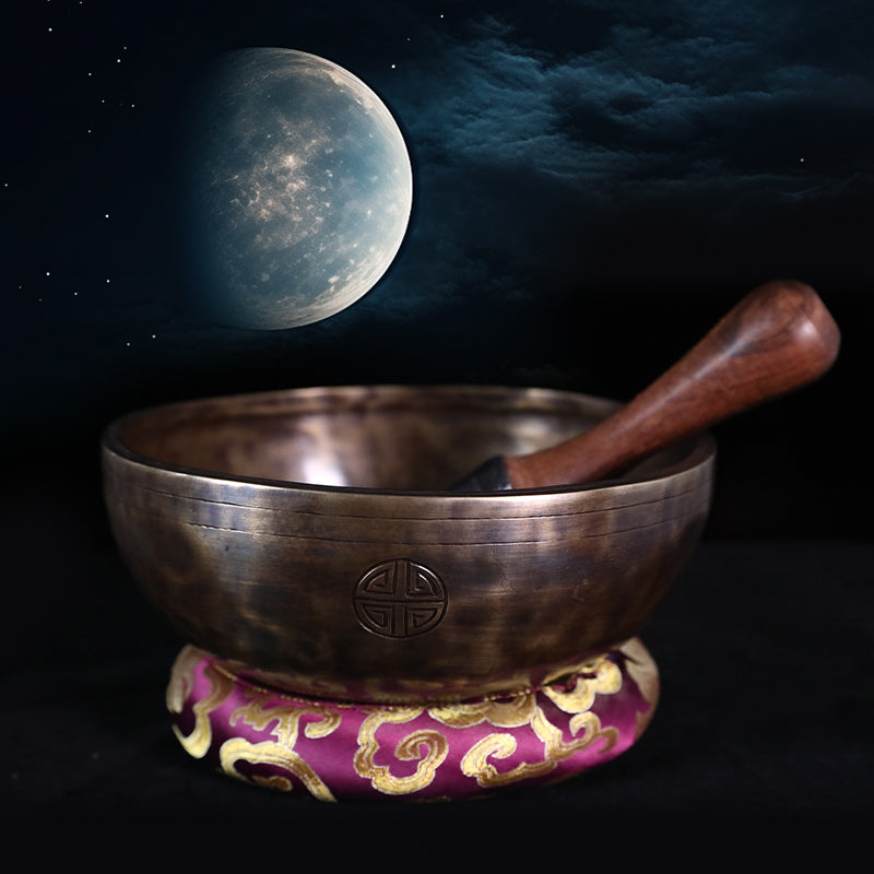 Full Moon Singing Bowl-Meditation series-OM Mani