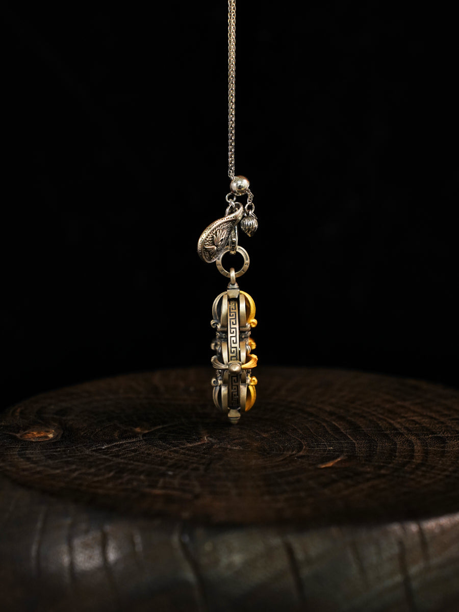 Vajra of Inner Strength Silver Necklace