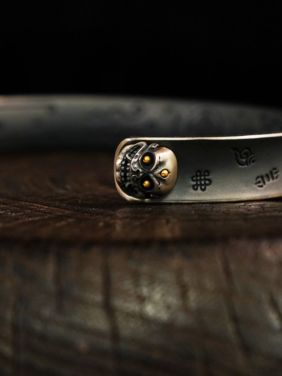 Power Protector Vajra Pure Silver Bracele