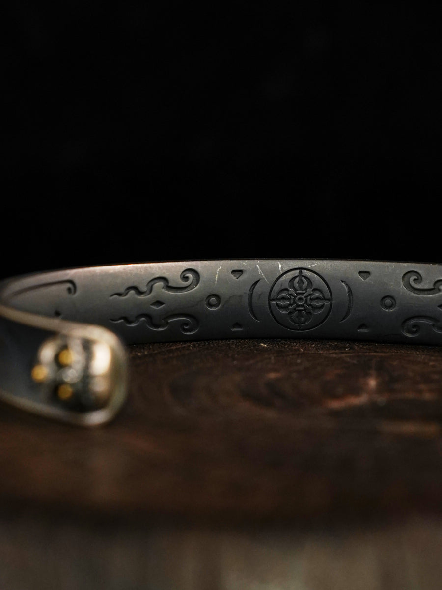 Power Protector Vajra Pure Silver Bracele