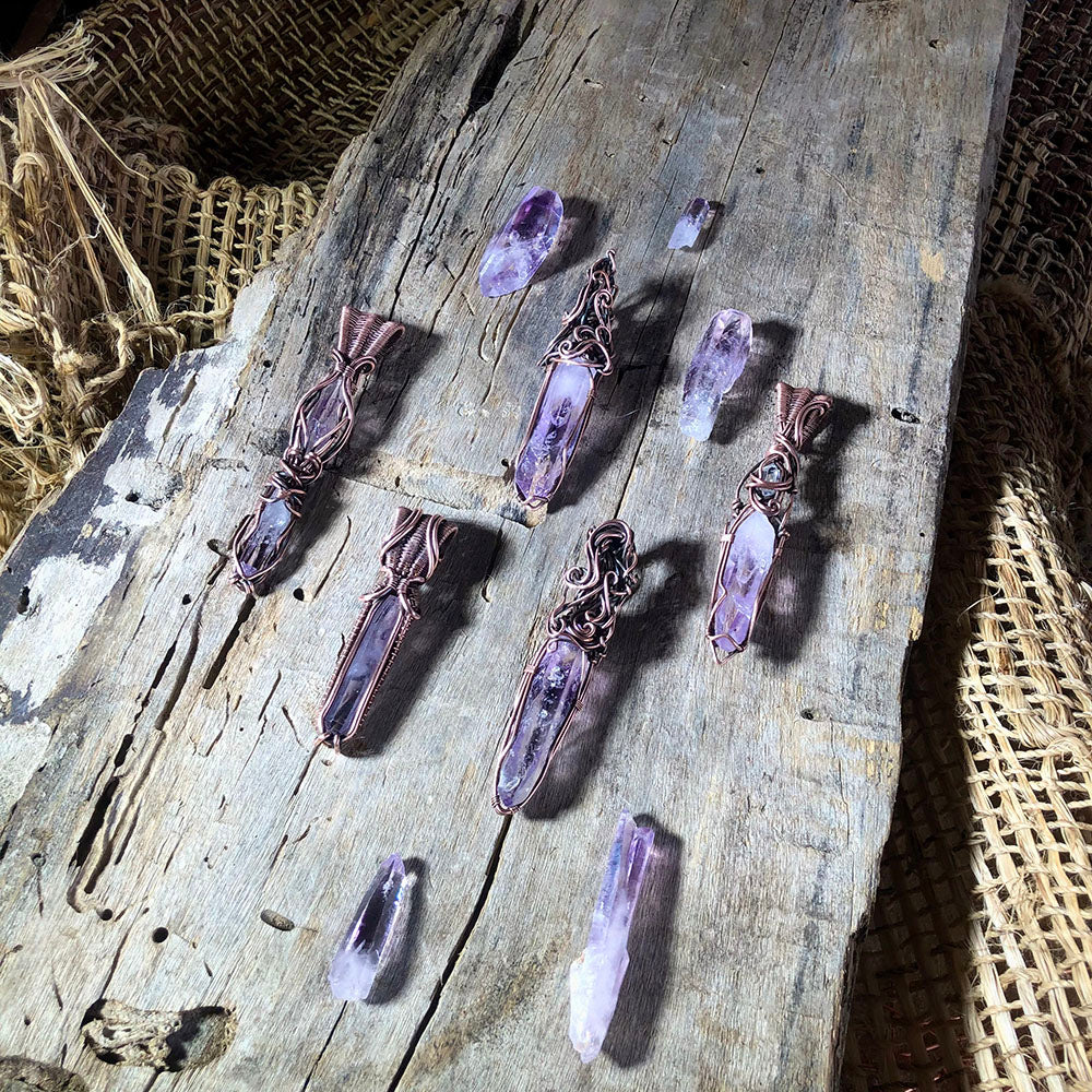 Zen Aura Essence Amethyst Necklace