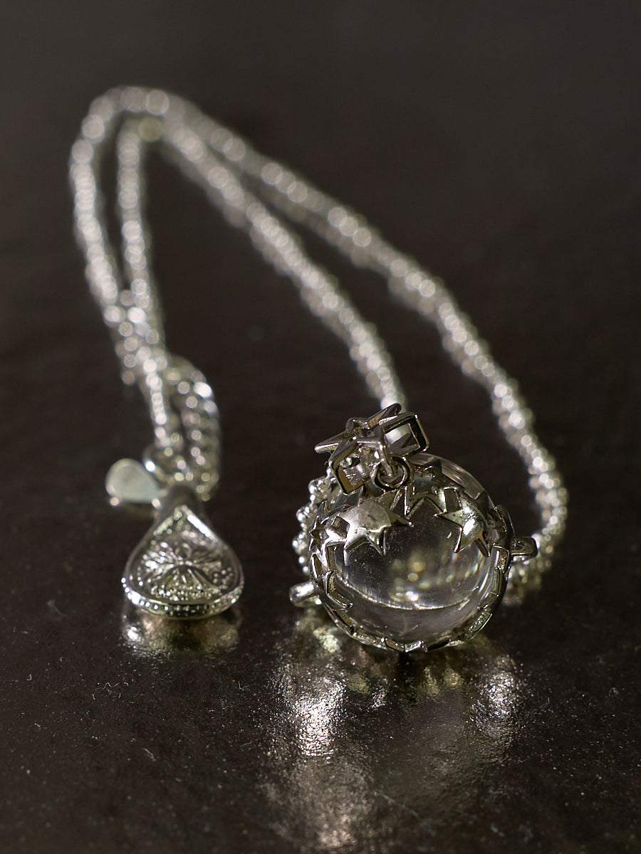 Celestial Clarity Clear Quartz Necklace