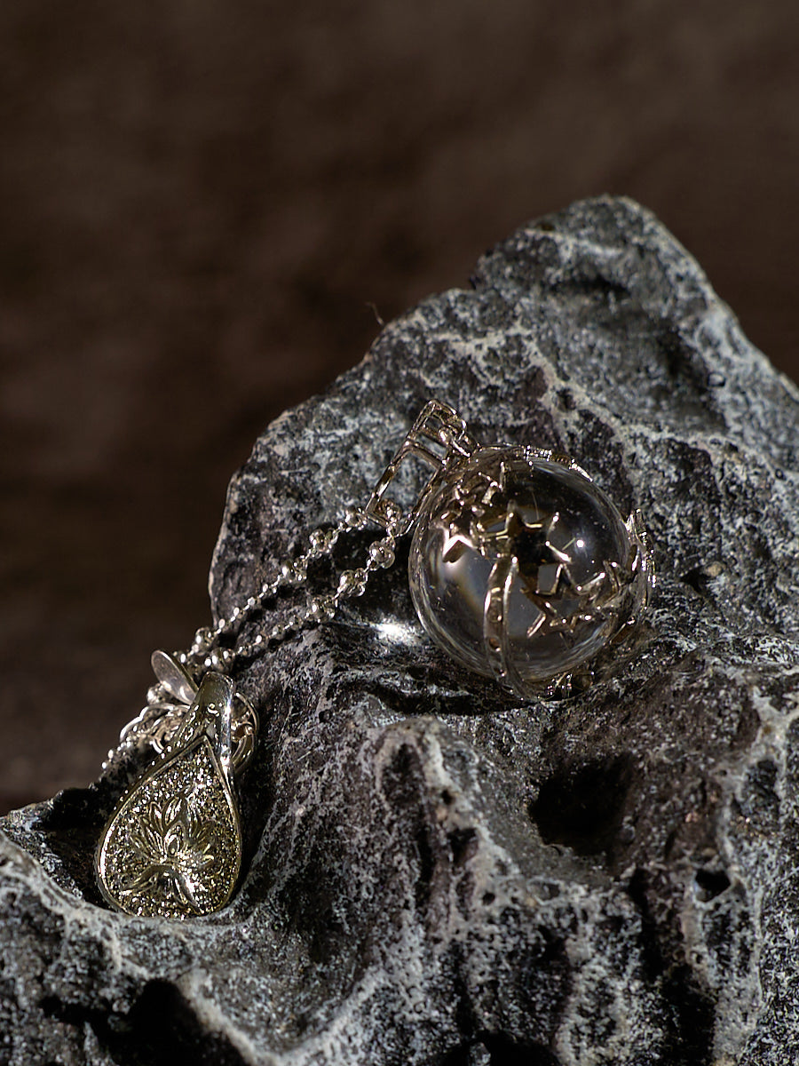 Celestial Clarity Clear Quartz Necklace