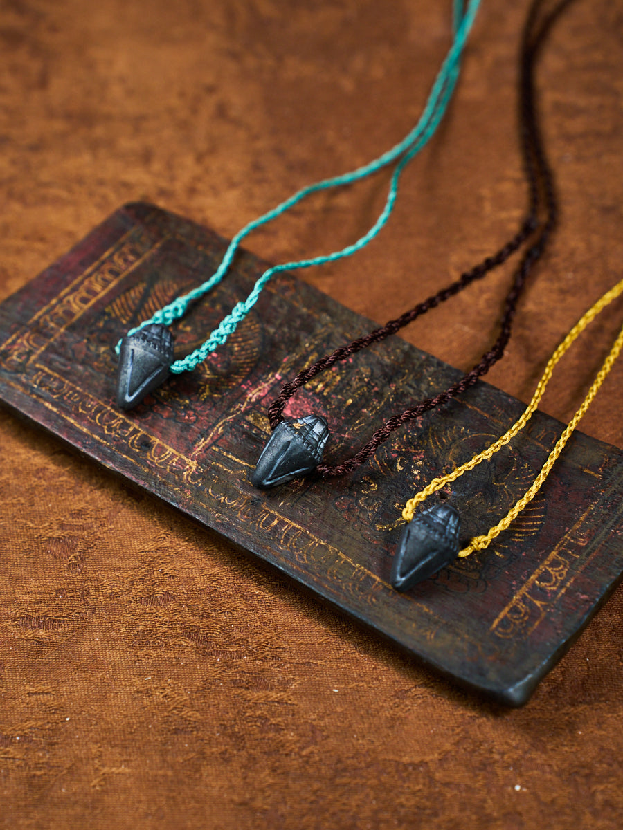 Sacred Heart Tsa-Tsa Clay Tibetan Pendant Necklace