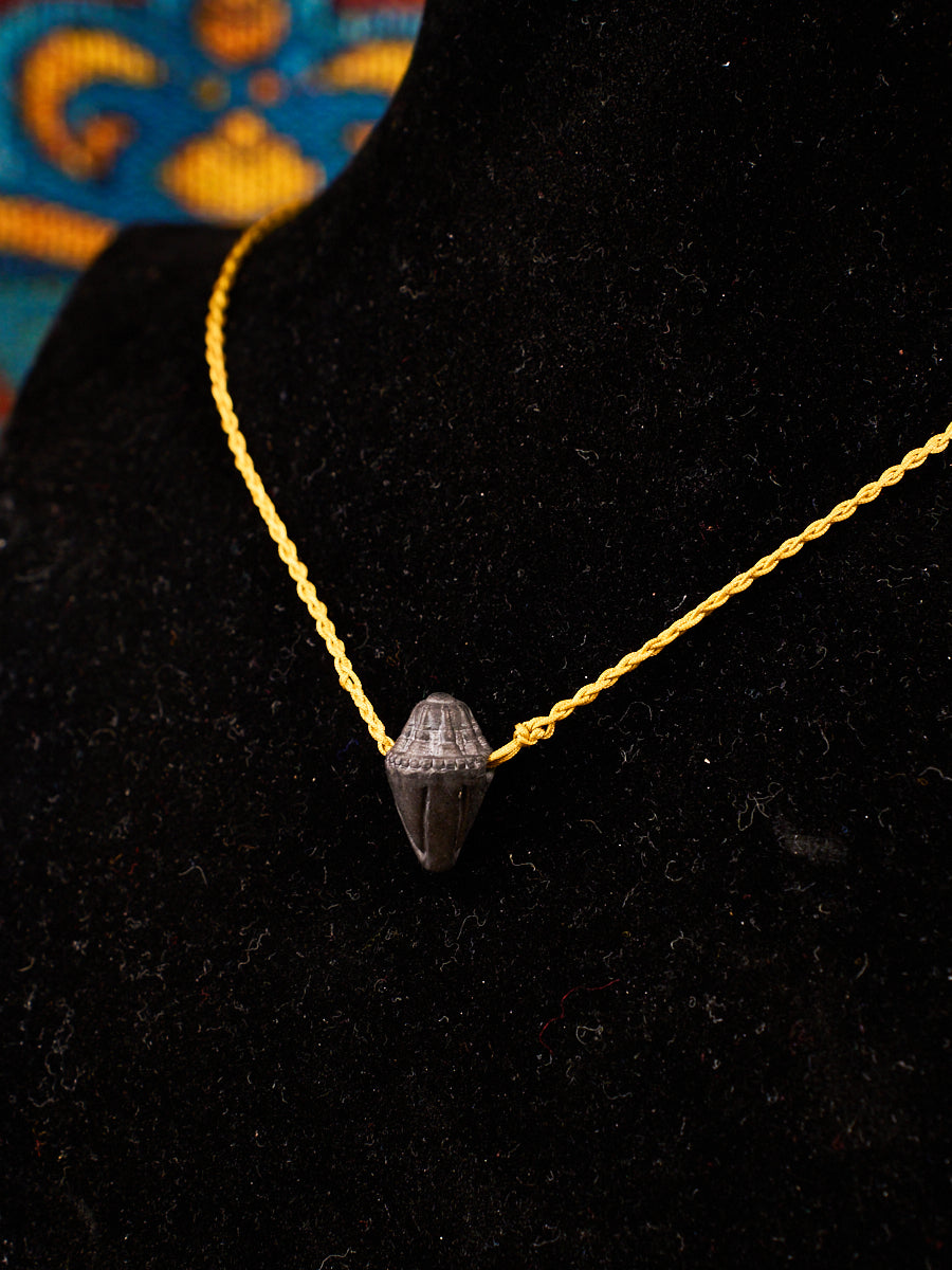 Sacred Heart Tsa-Tsa Clay Tibetan Pendant Necklace
