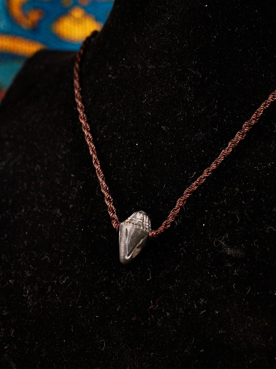 Sacred Heart Tsa-Tsa Clay Tibetan Pendant Necklace