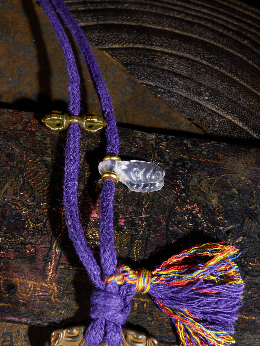 Tibetan Thokcha Stupa Relic Amulet Necklace