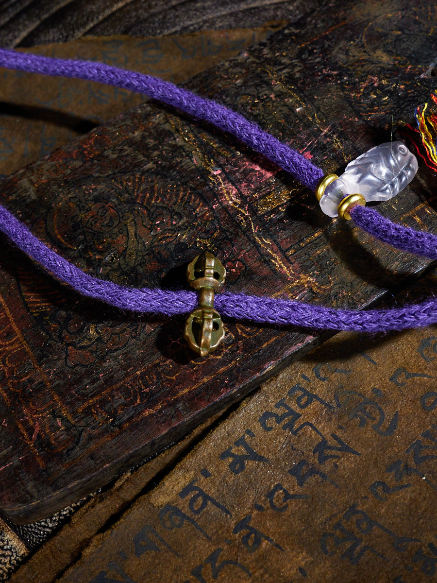 Tibetan Thokcha Stupa Relic Amulet Necklace