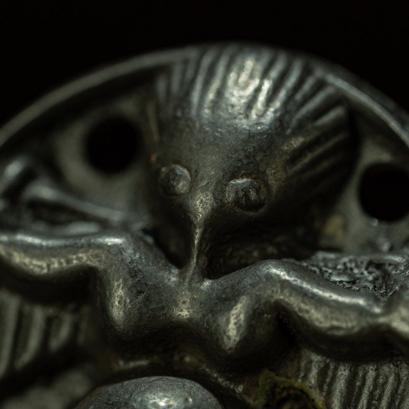 Tibetan Thokcha Garuda Pendant – Rare Guge Kingdom Meteorite Iron Amulet