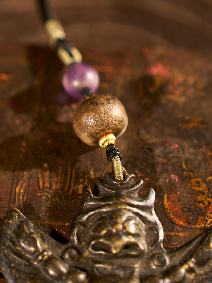 Powerful Meteoric Iron Garuda Necklace