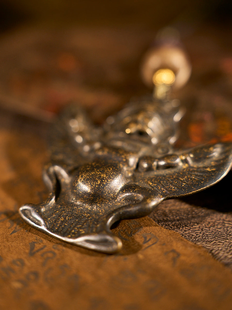 Powerful Meteoric Iron Garuda Necklace