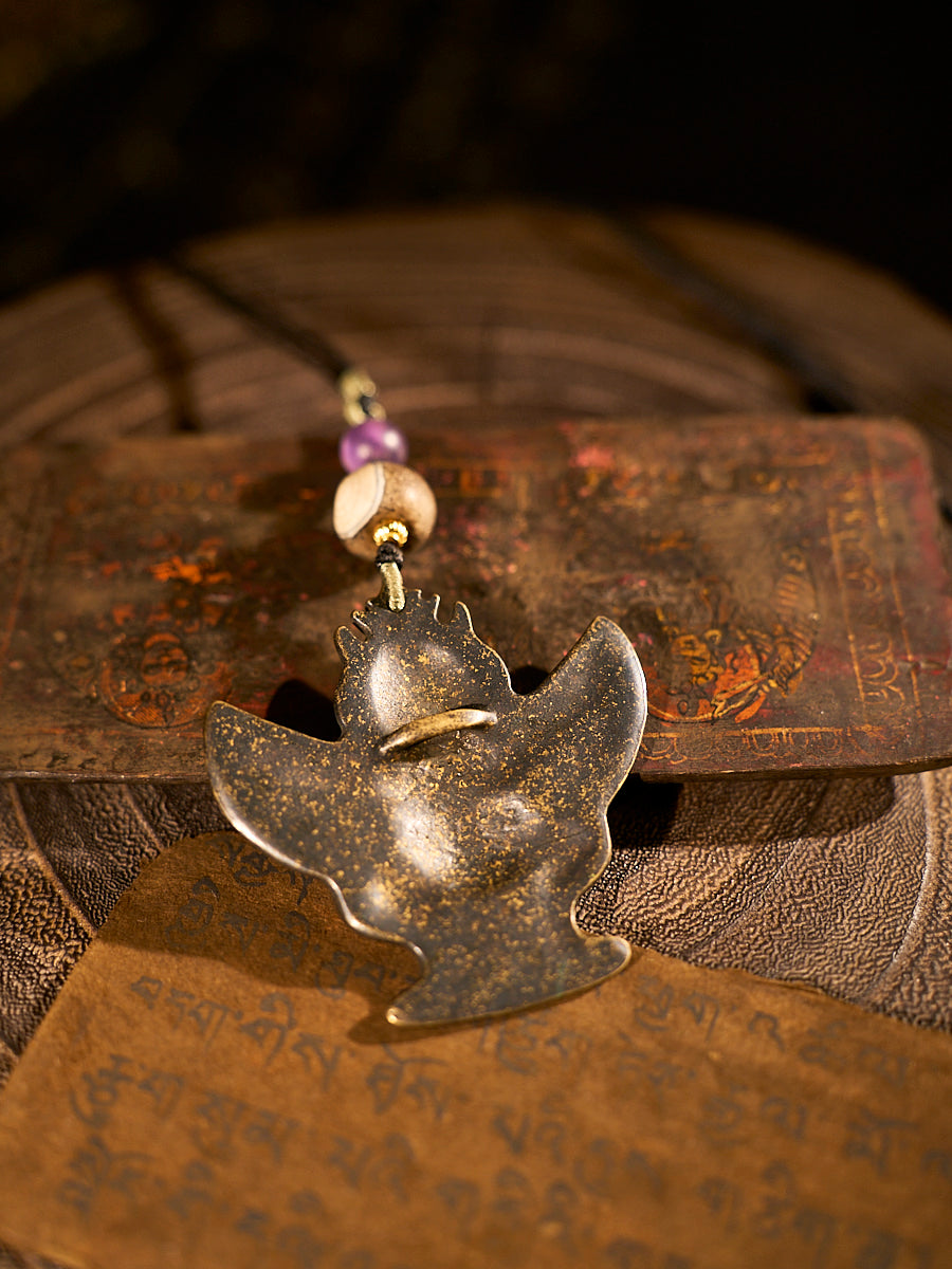 Powerful Meteoric Iron Garuda Necklace