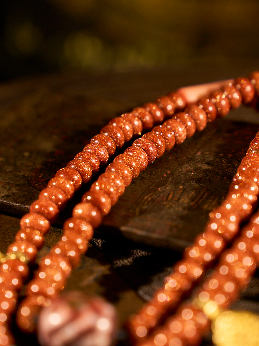 Golden Energy Sandstone Necklace