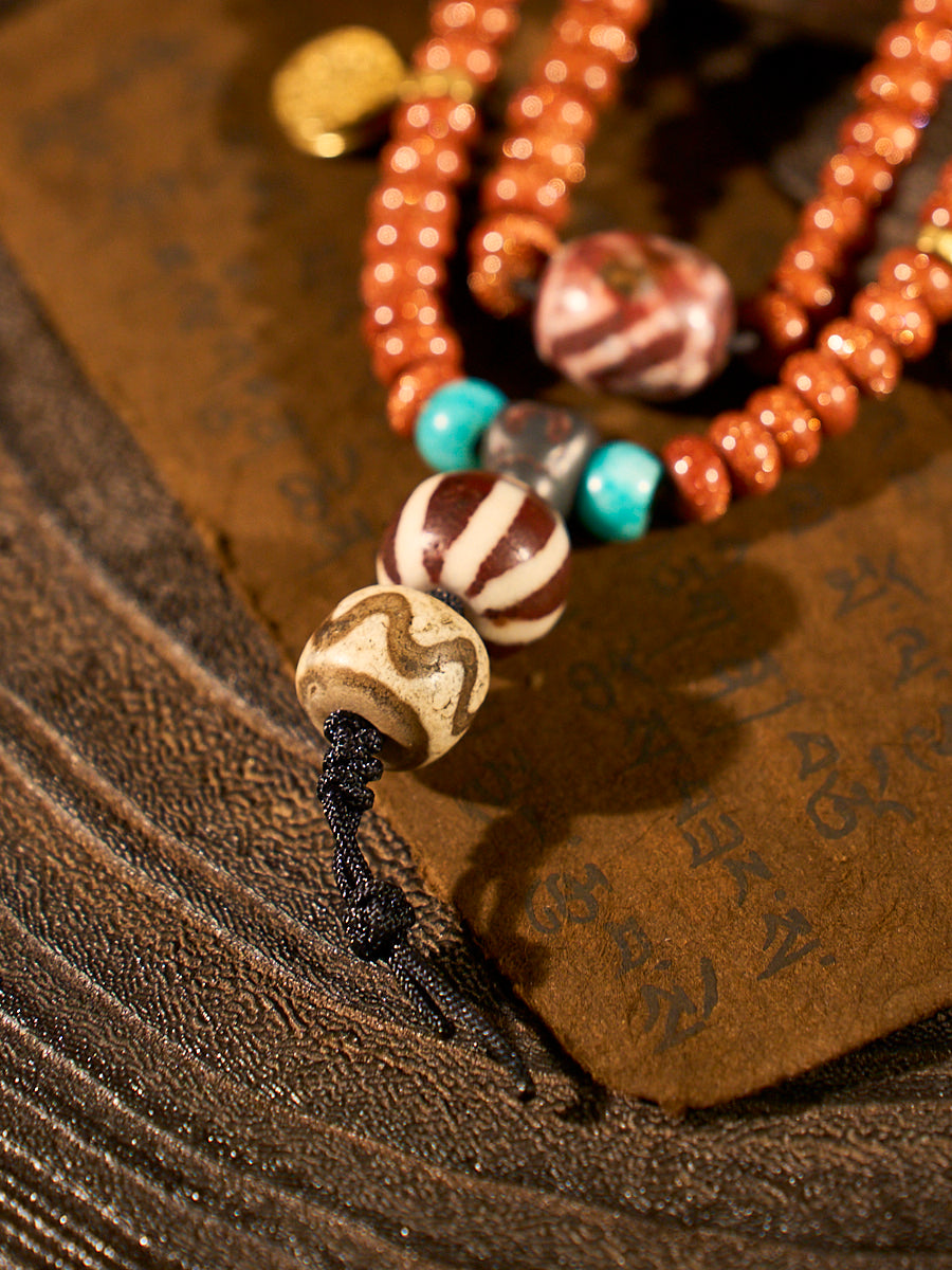 Golden Energy Sandstone Necklace