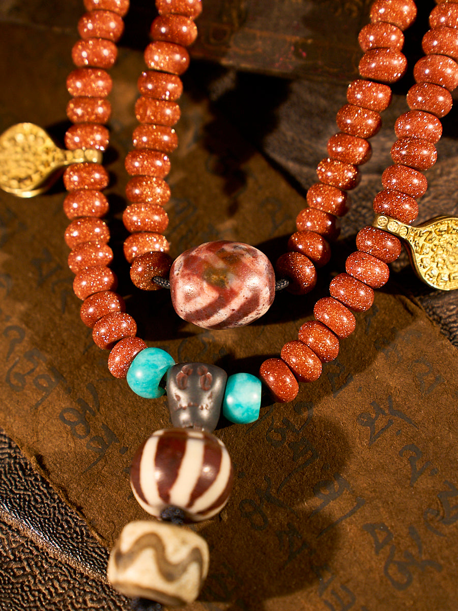 Golden Energy Sandstone Necklace