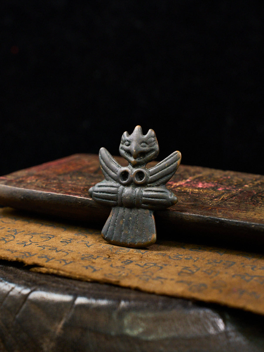 Wrathful Deity Thokcha Sky Iron Tibetan Altar Figurine