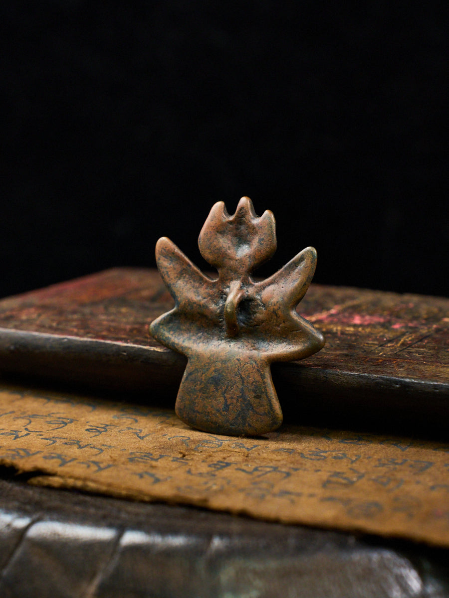Wrathful Deity Thokcha Sky Iron Tibetan Altar Figurine