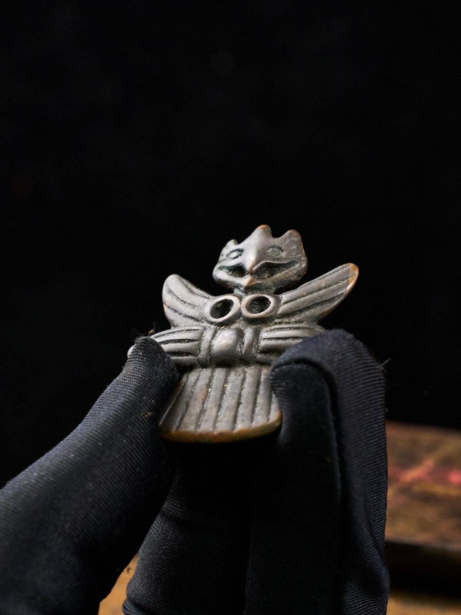 Wrathful Deity Thokcha Sky Iron Tibetan Altar Figurine