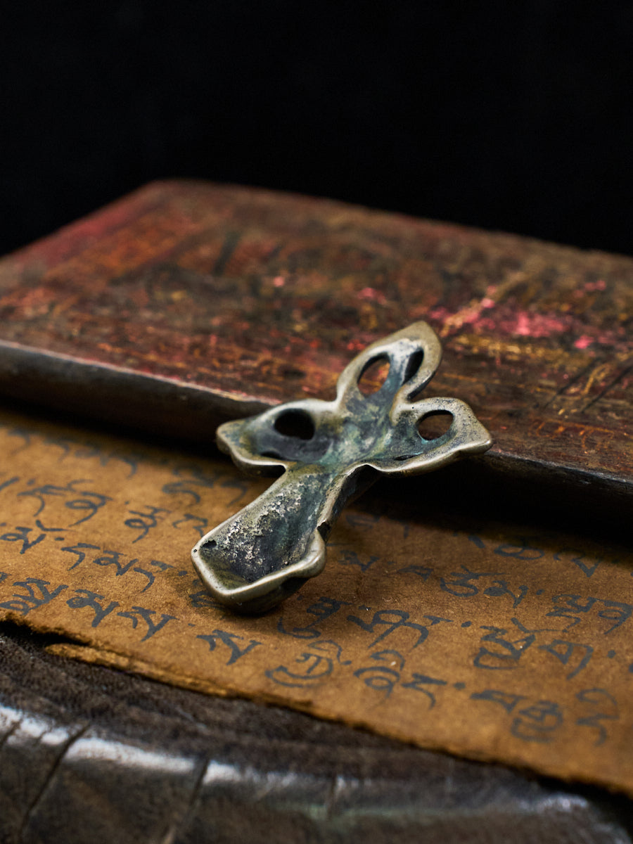 Karma Vajra Thokcha Sky Iron Tibetan Cross Vajra Altar Object