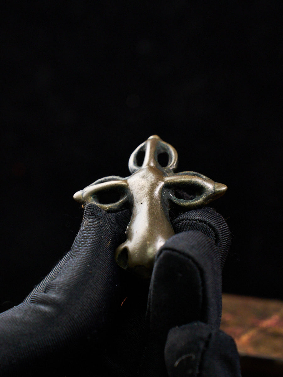 Karma Vajra Thokcha Sky Iron Tibetan Cross Vajra Altar Object