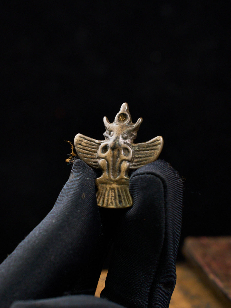Garuda Thokcha Sky Iron Tibetan Winged Deity Altar Object