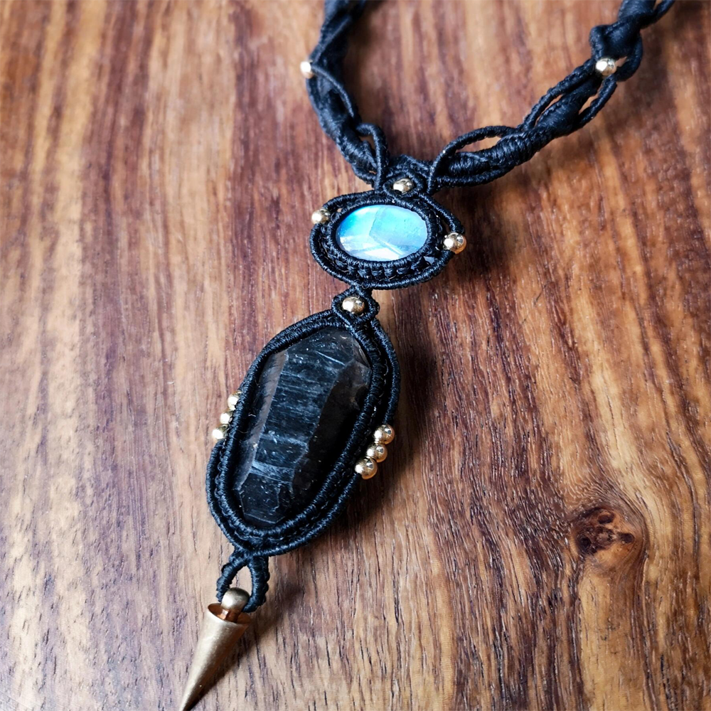 Spirit's Blessing Obsidian Necklace