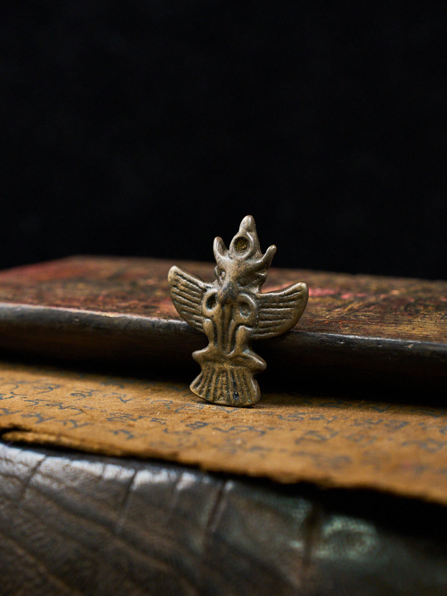 Garuda Thokcha Sky Iron Tibetan Winged Deity Altar Object