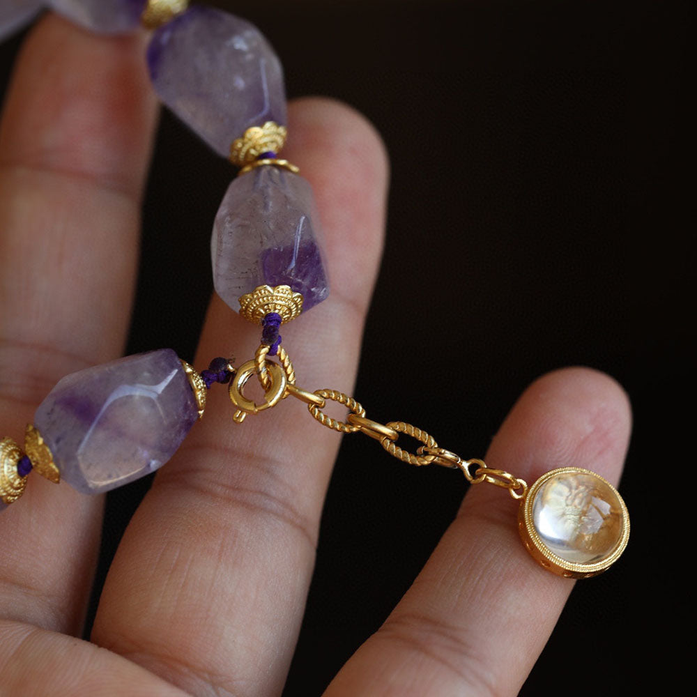 Regal Wealth Realm Amethyst Bracelet