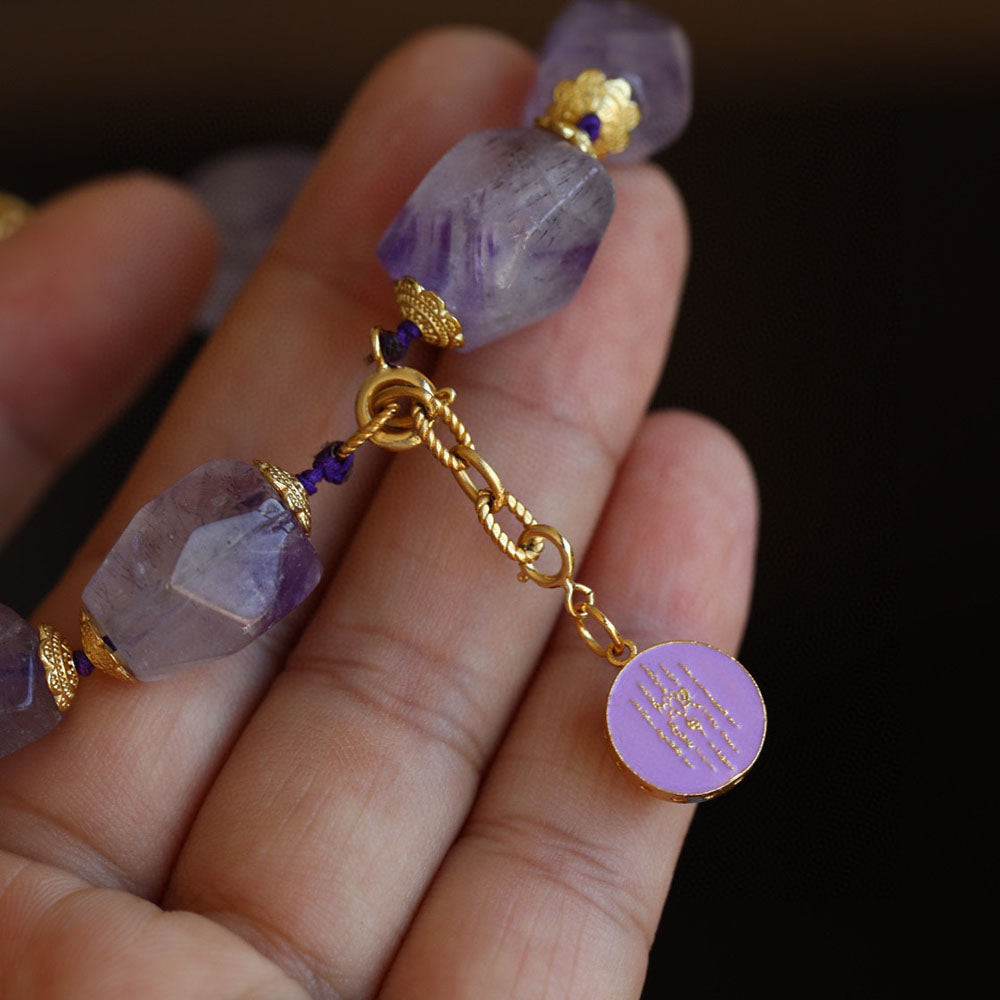 Regal Wealth Realm Amethyst Bracelet