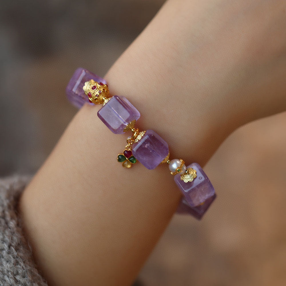 Celestial Blessing Harmony Amethyst Bracelet