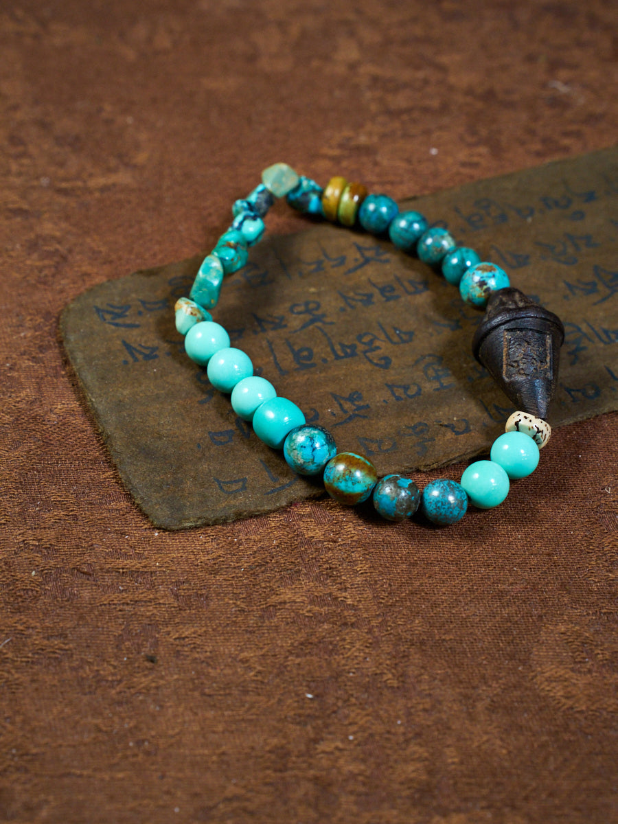 Turquoise Tsa-Tsa Charm Bracelet