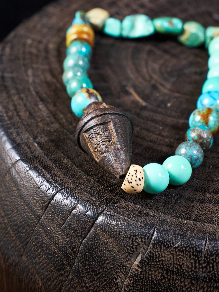 Turquoise Tsa-Tsa Charm Bracelet