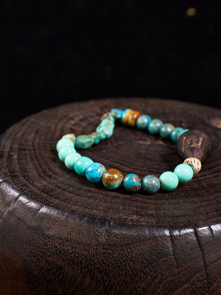 Turquoise Tsa-Tsa Charm Bracelet